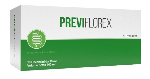 PREVIFLOREX 10 FLACONCINI DA 10 ML - Farmacia Murachelli Di Putelli dr. Giovanni