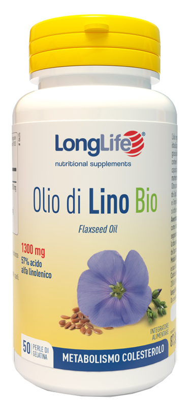 LONGLIFE OLIO DI LINO BIO 50 PERLE DI GELATINA - Farmacia Murachelli Di Putelli dr. Giovanni