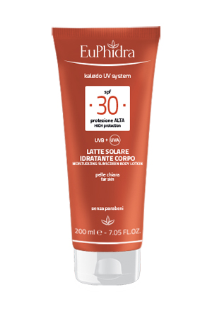 EUPHIDRA KALEIDO UV SYSTEM LATTE SOLARE CORPO 30 - Farmacia Murachelli Di Putelli dr. Giovanni