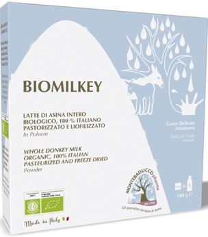 BIOMILKEY LATTE DI ASINA PASTORIZZATO E LIOFILIZZATO BIOLOGICO 100% ITALIANO 100 G - Farmacia Murachelli Di Putelli dr. Giovanni