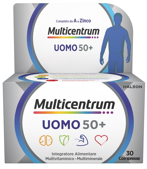 MULTICENTRUM UOMO 50+ 30 COMPRESSE - Farmacia Murachelli Di Putelli dr. Giovanni