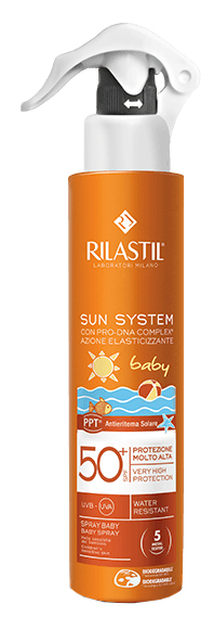 RILASTIL SUN SYSTEM BABY PPT SPF 50+ EMULSIONE SPRAY 200 ML - Farmacia Murachelli Di Putelli dr. Giovanni