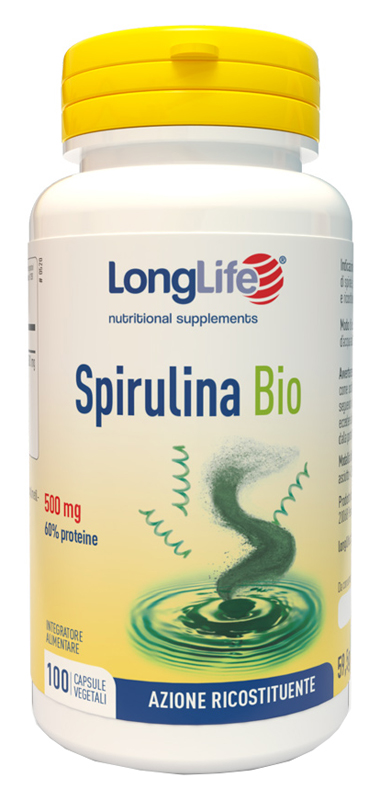 LONGLIFE SPIRULINA BIO 500 MG 100 CAPSULE VEGETALI - Farmacia Murachelli Di Putelli dr. Giovanni