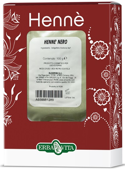 HENNE COLORANTE CAPELLI NERO 100 G - Farmacia Murachelli Di Putelli dr. Giovanni