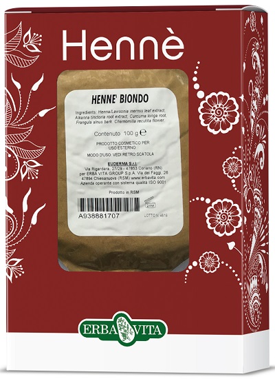 HENNE COLORANTE CAPELLI BIONDO 100 G - Farmacia Murachelli Di Putelli dr. Giovanni