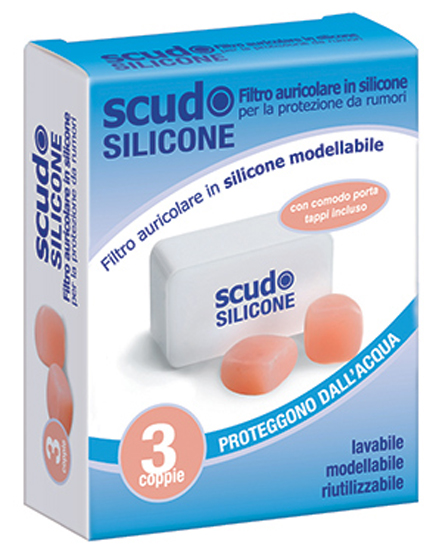 TAPPO AURICOLARE EARPLUG SCUDO IN SILICONE 3 COPPIE 6 PEZZI ARTICOLO 7EN091 - Farmacia Murachelli Di Putelli dr. Giovanni