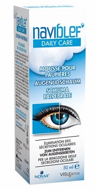 NAVIBLEF DAILY CARE SCHIUMA PER RIMOZIONE SECREZIONI OCULARI DA PALPEBRE E CIGLIA 50 ML - Farmacia Murachelli Di Putelli dr. Giovanni