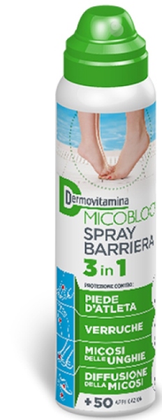 DERMOVITAMINA MICOBLOCK SPRAY BARRIERA 3 IN 1 PIEDE D'ATLETA 100 ML - Farmacia Murachelli Di Putelli dr. Giovanni