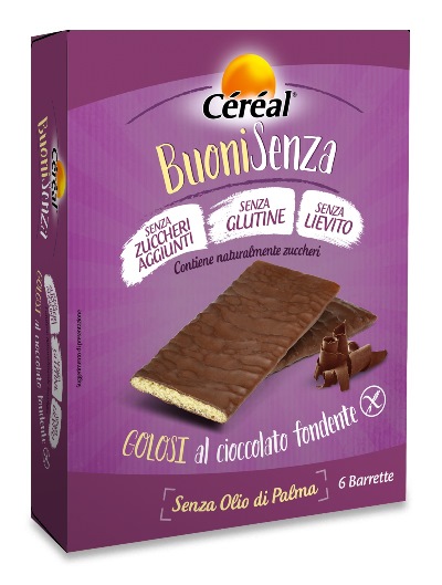 CEREAL BUONI SENZA GOLOSI CIOCCOLATO FONDENTE 6 X 17 G - Farmacia Murachelli Di Putelli dr. Giovanni