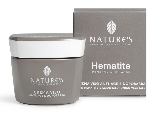 NATURE'S HEMATITE CREMA VISO ANTIAGE DOPOBARBA 50 ML - Farmacia Murachelli Di Putelli dr. Giovanni