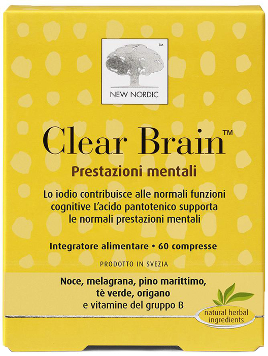 CLEAR BRAIN 60 COMPRESSE - Farmacia Murachelli Di Putelli dr. Giovanni