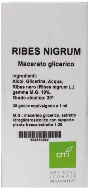 RIBES NIGRUM MACERATO GLICERICO 10% GOCCE 100ML - Farmacia Murachelli Di Putelli dr. Giovanni