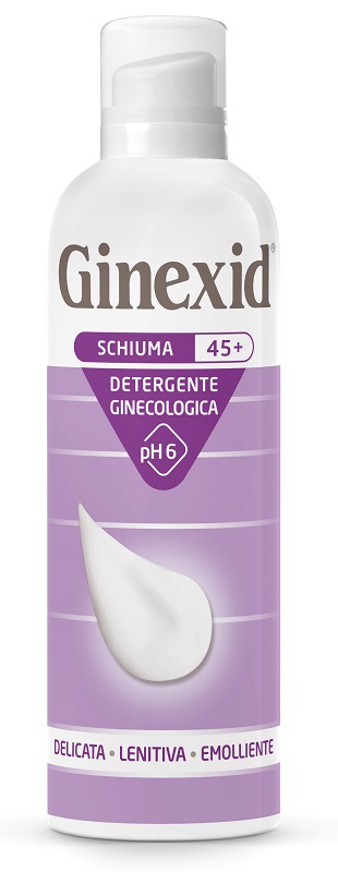 GINEXID 45+ SCHIUMA DETERGENTE GINECOLOGICA 150 ML - Farmacia Murachelli Di Putelli dr. Giovanni