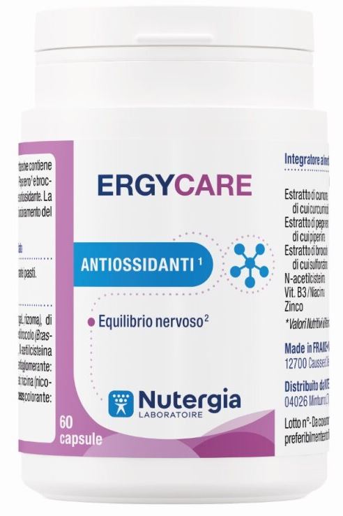 NUTERGIA ERGYCARE 60 CAPSULE - Farmacia Murachelli Di Putelli dr. Giovanni
