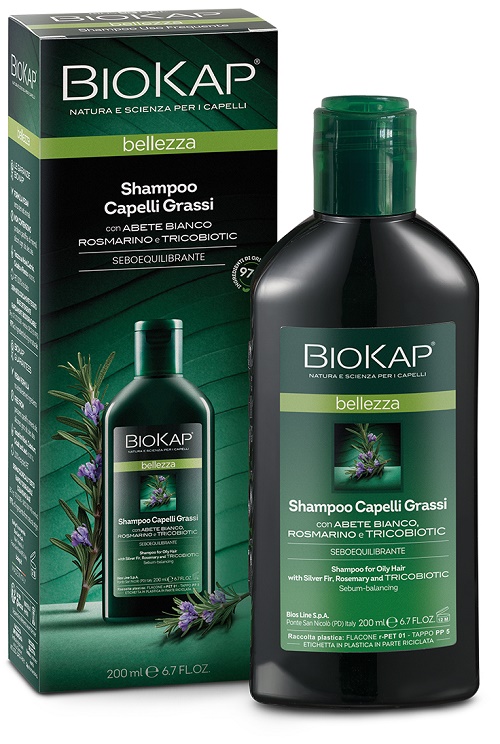 BIOKAP BELLEZZA SHAMPOO CAPELLI GRASSI CON TRICOBIOTIC 200 ML - Farmacia Murachelli Di Putelli dr. Giovanni