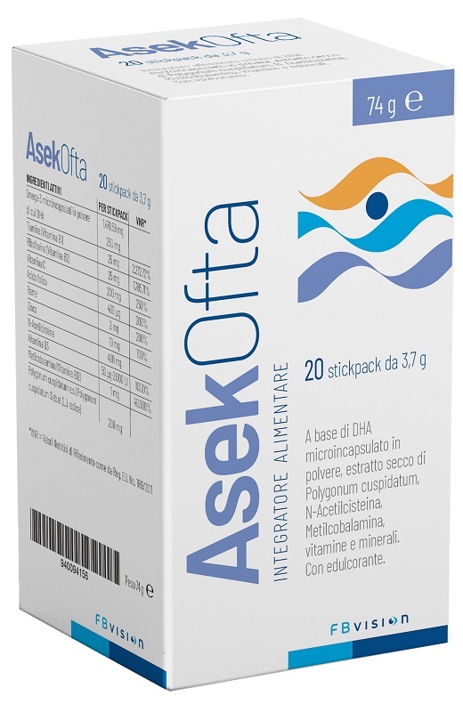 ASEK OFTA 20 STICKPACK - Farmacia Murachelli Di Putelli dr. Giovanni