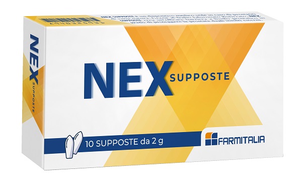 NEX SUPPOSTE 10 PEZZI DA 2 G - Farmacia Murachelli Di Putelli dr. Giovanni