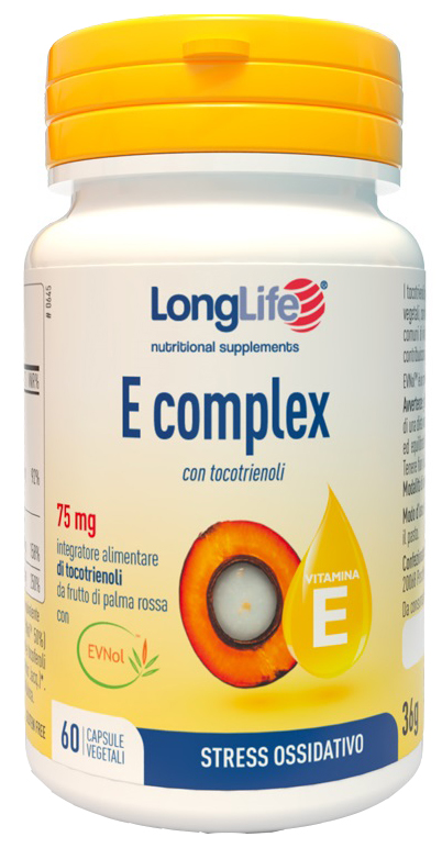 LONGLIFE E COMPLEX 60 CAPSULE VEGETALI - Farmacia Murachelli Di Putelli dr. Giovanni