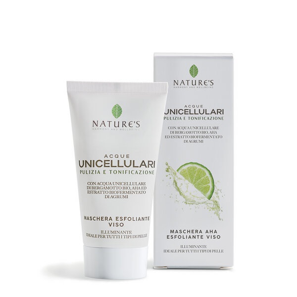 NATURE'S ACQUE UNICELLULARI MASCHERA AHA ESFOLIANTE VISO 50 ML - Farmacia Murachelli Di Putelli dr. Giovanni