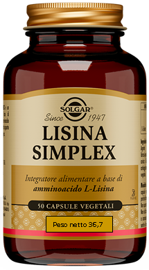LISINA SIMPLEX 50 CAPSULE VEGETALI - Farmacia Murachelli Di Putelli dr. Giovanni