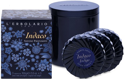 INDACO SAPONE PROFUMO EDIZIONE LIMITATA SCATOLA LATTA 3 PEZZI 100 G - Farmacia Murachelli Di Putelli dr. Giovanni