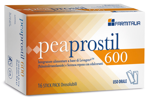 PEAPROSTIL 600 16 STICK PACK OROSOLUBILI - Farmacia Murachelli Di Putelli dr. Giovanni