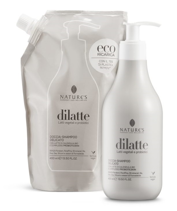 NATURE'S DILATTE DOCCIASHAMPOO RICARICA 400 ML - Farmacia Murachelli Di Putelli dr. Giovanni