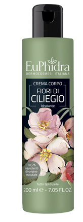 EUPHIDRA CREMA CORPO IDRATANTE CILIEGIO IN FLACONE CON ETICHETTA - Farmacia Murachelli Di Putelli dr. Giovanni