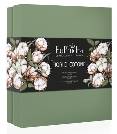 EUPHIDRA COFANETTO FIORI DI COTONE CONTENENTE 1 BAGNO CREMA 1 ACQ PROFUMATA 1 - Farmacia Murachelli Di Putelli dr. Giovanni