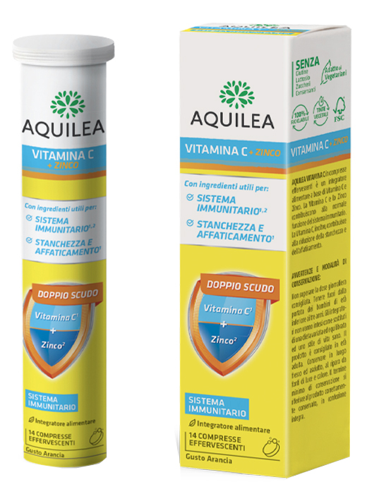 AQUILEA VITAMINA C 14 COMPRESSE EFFERVESCENTI - Farmacia Murachelli Di Putelli dr. Giovanni