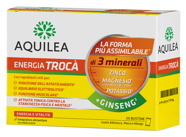 AQUILEA ENERGIA TROCA'+GINSENG 20 BUSTINE - Farmacia Murachelli Di Putelli dr. Giovanni