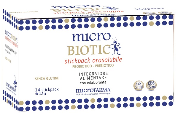 MICROBIOTIC STICK PACK 14 BUSTINE - Farmacia Murachelli Di Putelli dr. Giovanni