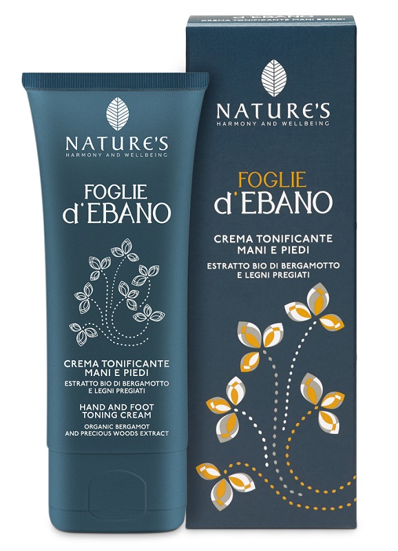 NATURE'S FOGLIE D'EBANO CREMA TONIFICANTE MANI E PIEDI 75 ML - Farmacia Murachelli Di Putelli dr. Giovanni