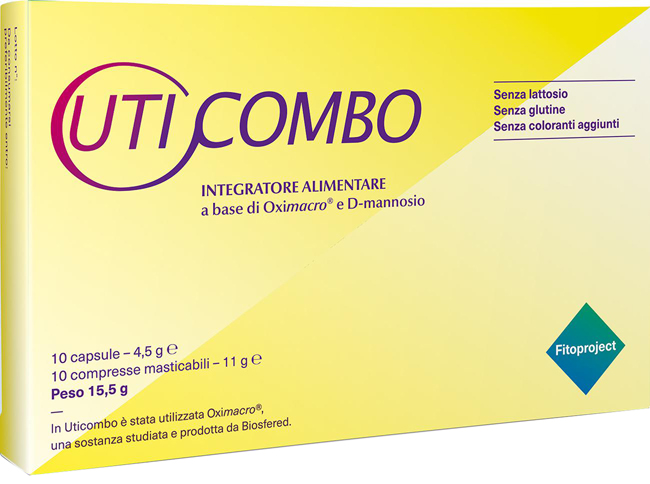 UTICOMBO 10 CAPSULE + 10 COMPRESSE MASTICABILI - Farmacia Murachelli Di Putelli dr. Giovanni