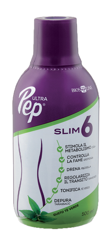 ULTRA PEP SLIM 6 TE' VERDE 500 ML BIOSLINE - Farmacia Murachelli Di Putelli dr. Giovanni