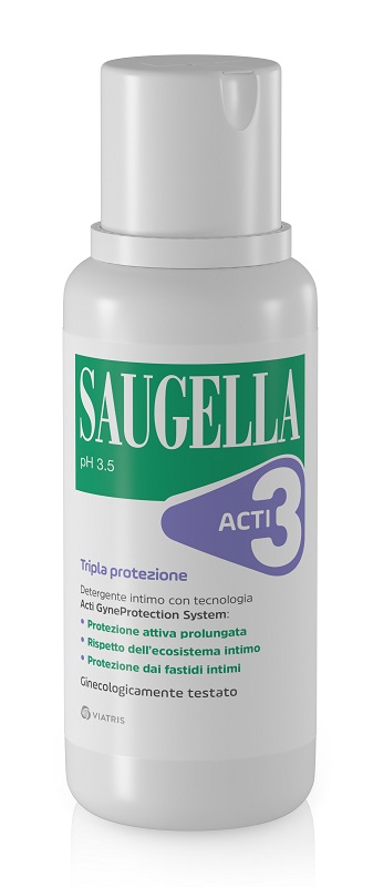SAUGELLA ACTI3 DETERGENTE INTIMO 250 ML - Farmacia Murachelli Di Putelli dr. Giovanni