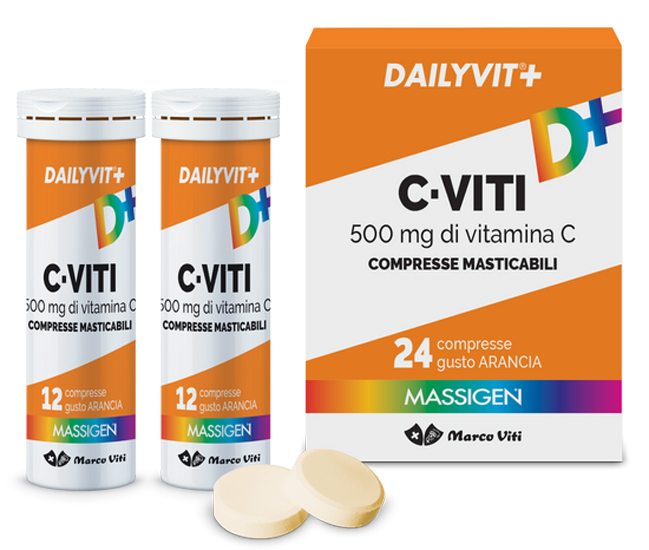 C VITI 500 MG 24 COMPRESSE MASTICABILI - Farmacia Murachelli Di Putelli dr. Giovanni