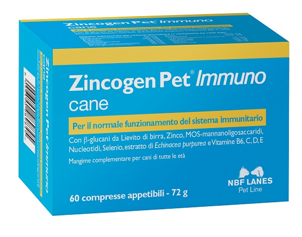 ZINCOGEN PET IMMUNO 60 COMPRESSE - Farmacia Murachelli Di Putelli dr. Giovanni