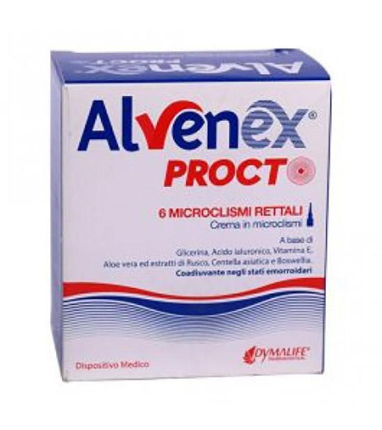ALVENEX PROCTO MICROCLISMA 6 PEZZI DA 8 G - Farmacia Murachelli Di Putelli dr. Giovanni