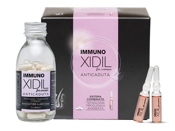 IMMUNO XIDIL DONNA KIT 60 CAPSULE + 15 FIALE - Farmacia Murachelli Di Putelli dr. Giovanni