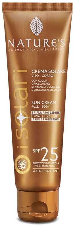 NATURE'S I SOLARI CREMA VISO CORPO SPF 25 75 ML EDIZIONE LIMITATA TRAVEL SIZE - Farmacia Murachelli Di Putelli dr. Giovanni