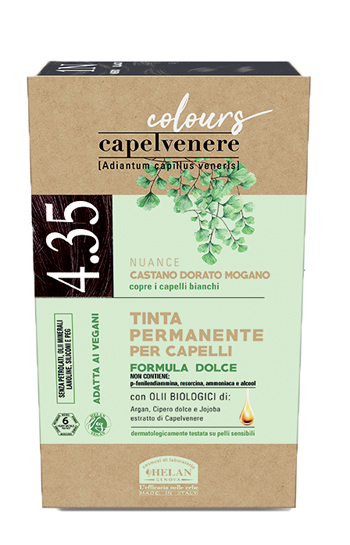 CAPELVENERE COLOURS TINTA CAPELLI 4,35N CASTANO DORATO MOGANO - Farmacia Murachelli Di Putelli dr. Giovanni