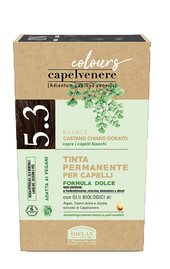 CAPELVENERE COLOURS TINTA CAPELLI 5,3N CASTANO CHIARO DORATO - Farmacia Murachelli Di Putelli dr. Giovanni