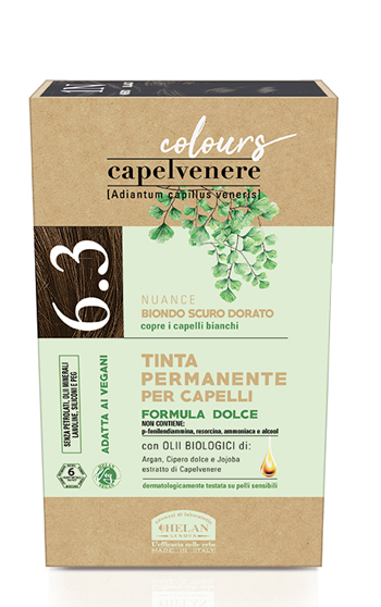 CAPELVENERE COLOURS TINTA CAPELLI 6,3N BIONDO SCURO DORATO - Farmacia Murachelli Di Putelli dr. Giovanni