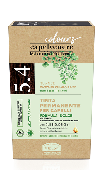 CAPELVENERE COLOURS TINTA CAPELLI 5,4N CASTANO CHIARO RAME - Farmacia Murachelli Di Putelli dr. Giovanni