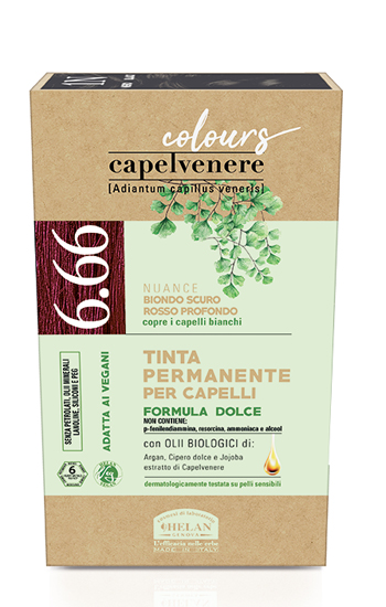 CAPELVENERE COLOURS TINTA CAPELLI 6,66N BIONDO SCURO ROSSO PROFONDO - Farmacia Murachelli Di Putelli dr. Giovanni