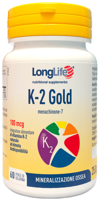 LONGLIFE K-2 GOLD 60 PERLE - Farmacia Murachelli Di Putelli dr. Giovanni