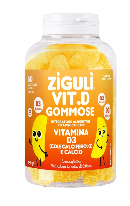 ZIGULI VIT D LIMONE 60 GOMMOSE - Farmacia Murachelli Di Putelli dr. Giovanni