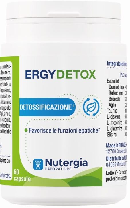 ERGYDETOX 60 CAPSULE - Farmacia Murachelli Di Putelli dr. Giovanni
