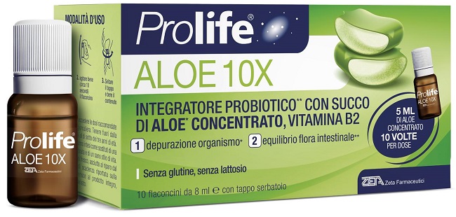PROLIFE ALOE 10 FLACONI X 8 ML - Farmacia Murachelli Di Putelli dr. Giovanni
